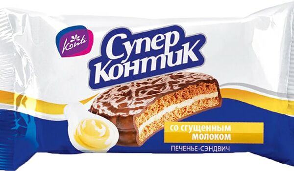 Печенье Konti Супер-Контик со сгущенкой 100г