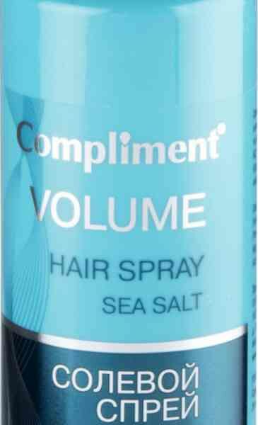 Солевой спрей для волос текстурирующий Compliment Volume для объемных укладок