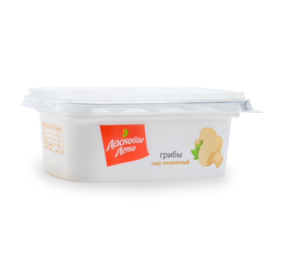 

Сыр плавленый Ласковое лето с грибами 45% БЗМЖ 170 г Беларусь