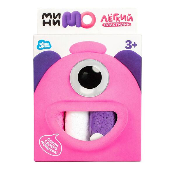 Пластилин МиниМо Мони Легкий 40г, Россия
