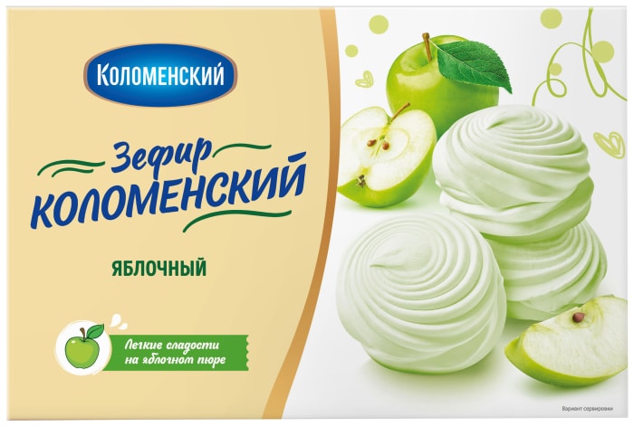 

Зефир Коломенский яблочный 250 г