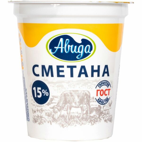 Сметана Авида 15% 300 г