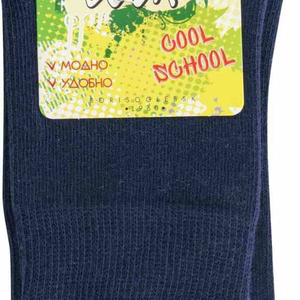 Носки детские teen (тин) цвет темно-синий, размер 35-37 (22-24) ТМ Lav (Лав)