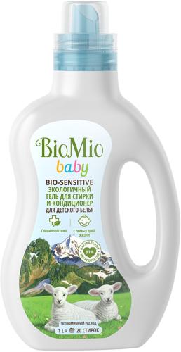 

Гель-кондиционер Biomio Baby для стирки детского белья 1000 мл