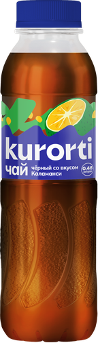 

Напиток KURORTI Чай черный со вкусом мандарина Каламанси негазированный, 0.46л
