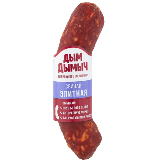 Колбаса сырокопченая Дым Дымычъ свиная элитная 250 г