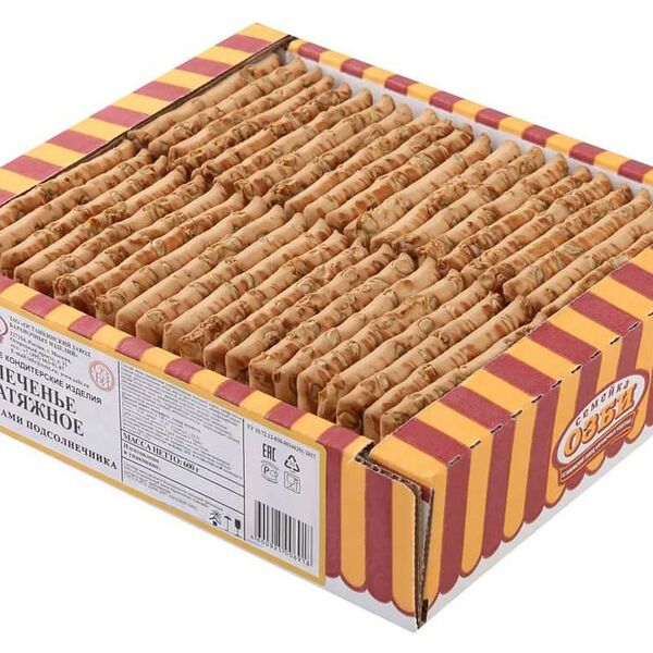 Печенье Семейка Озби затяжное с семенами подсолнечника