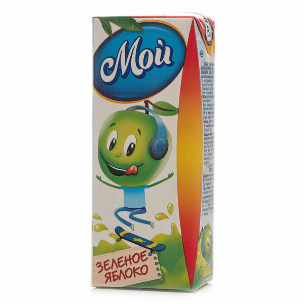 Сок Мой Зеленое яблоко, 0.2 л