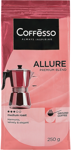 Кофе молотый Coffesso Allure, 250 г