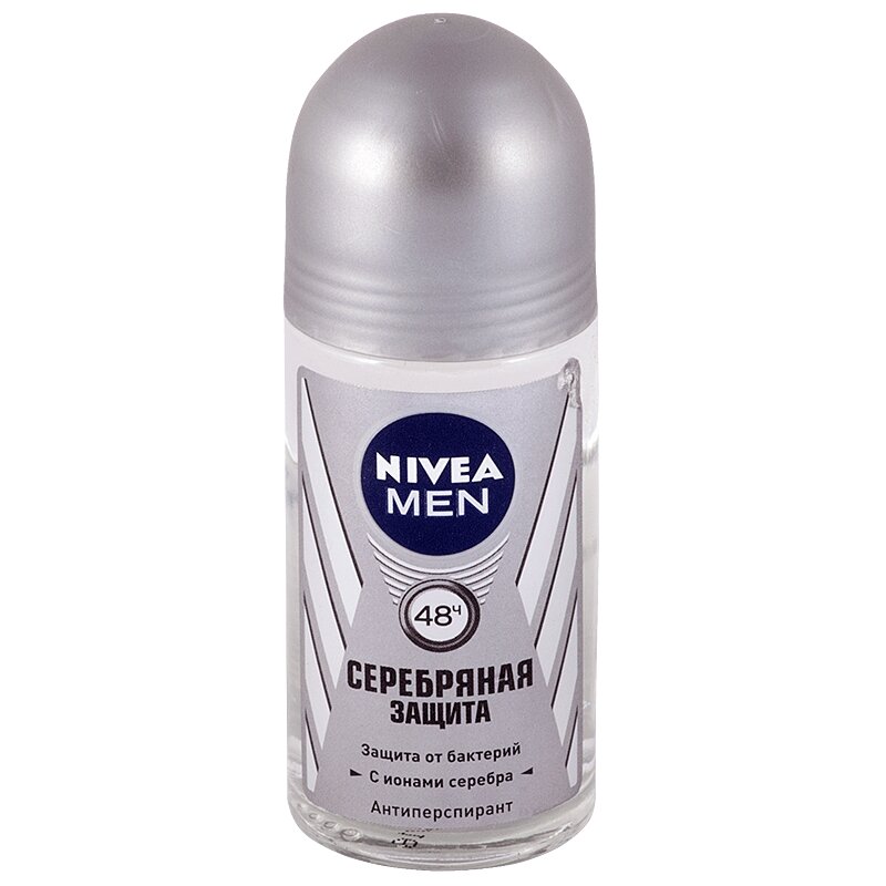 

Антиперспирант мужской роликовый Nivea Men Серебряная защита 50 мл