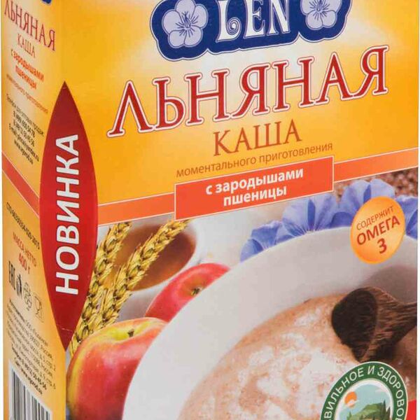 Каша льняная Doctor LEN с зародышами пшеницы 