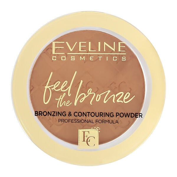 Бронзер для лица `EVELINE` FEEL THE BRONZE тон 02 chocolate cake, 4 г