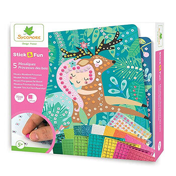 Набор для декорирования Sycomore Stick&Fun Лесные принцессы 5+, Франция