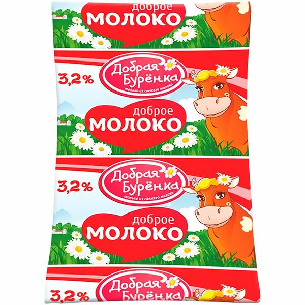 Молоко ультрапастеризованное Даренка 3,2%
