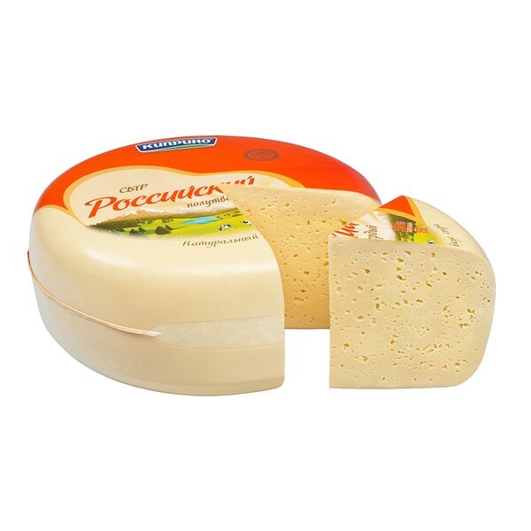 Сыр Киприно Российский 50% весовой
