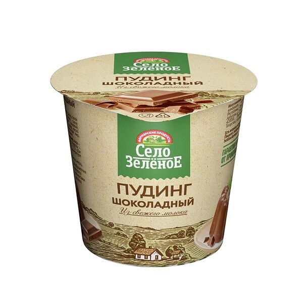 Пудинг Село Зелёное молочный шоколадный 3% 120г
