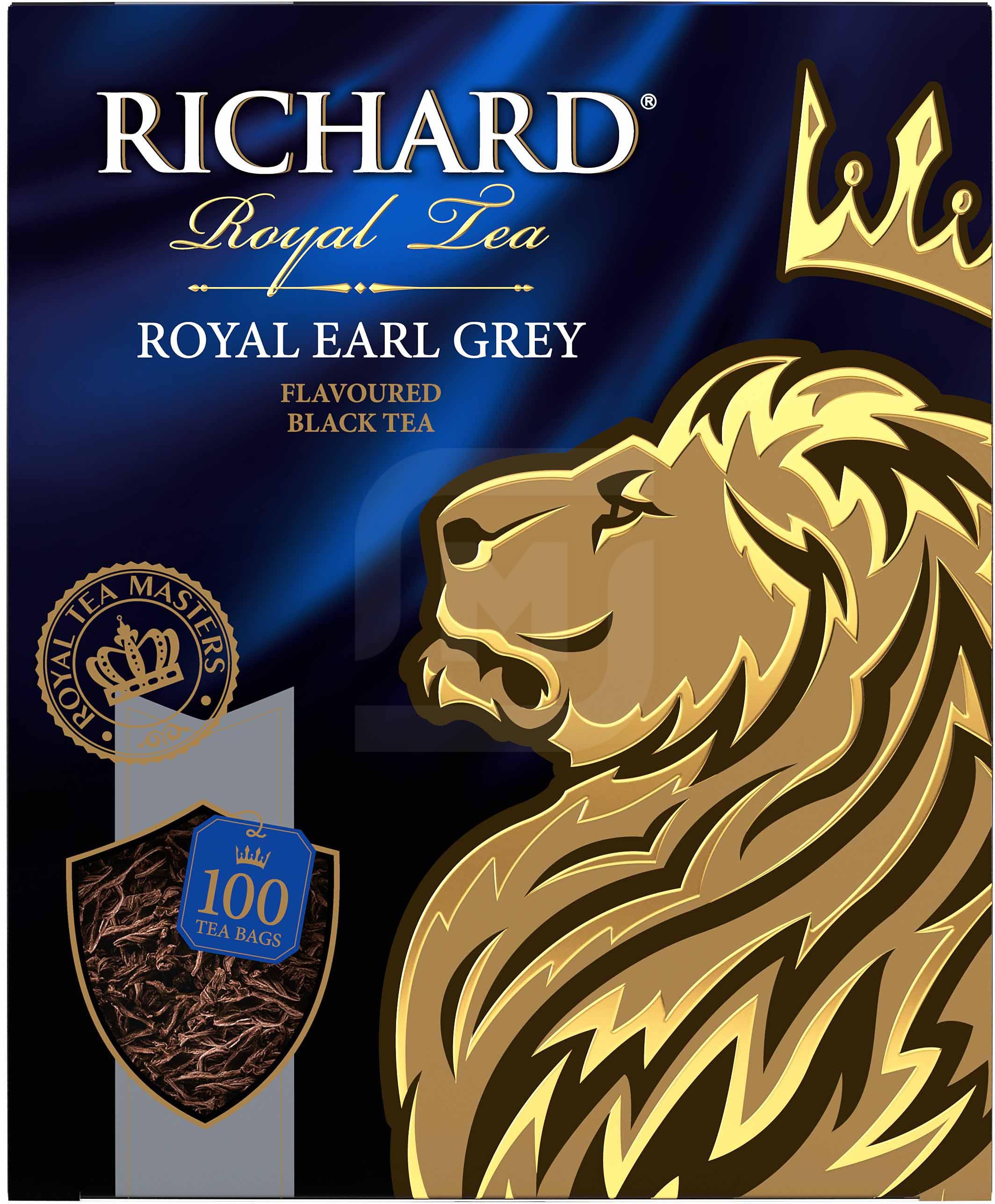 

Чай черный Richard Royal Earl Grey цейлон с ароматом бергамота 100пак