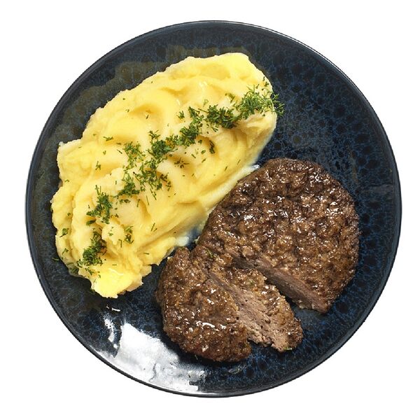 Бифштекс из говядины с картофельным пюре Уже Готово