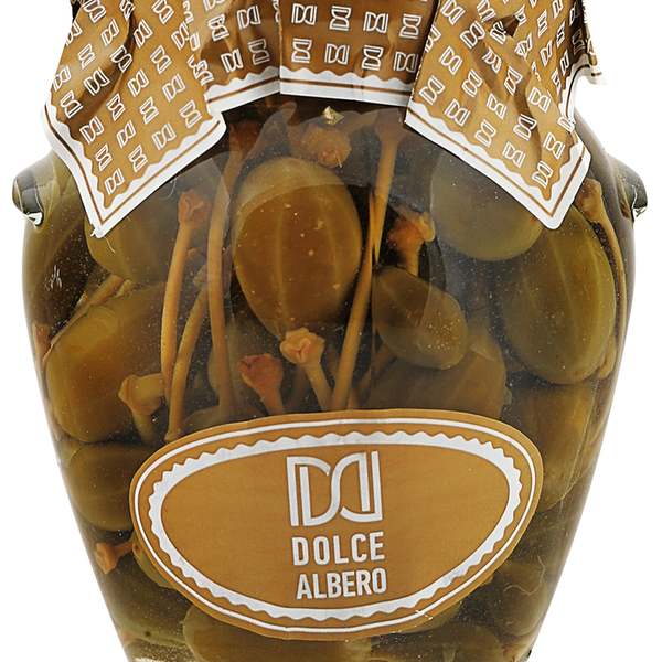 Каперсы DOLCE ALBERO Caper berries, на ветке в винном уксусе