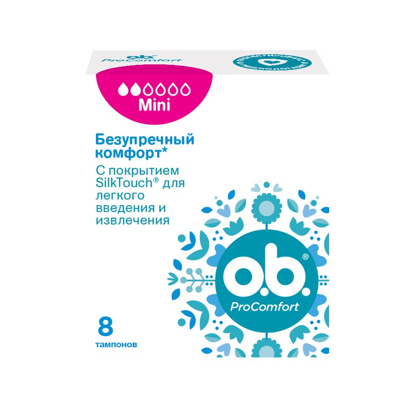 

Тампоны O.b. Mini ProComfort 8 шт.
