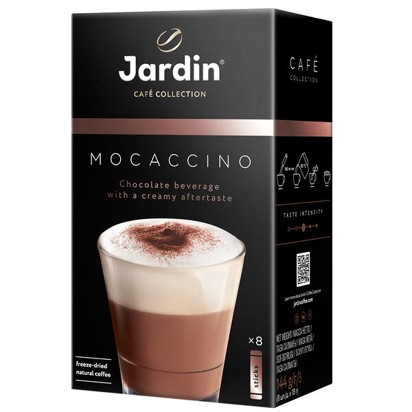 Кофейный напиток растворимый Jardin Mocaccino, 8 шт x 18г