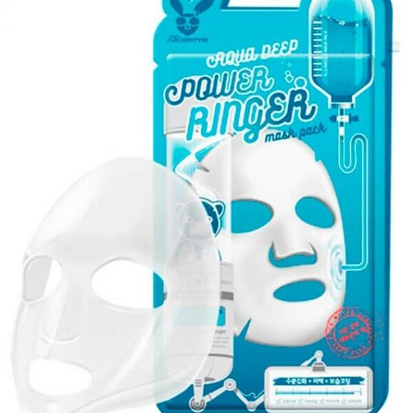 Маска для лица Elizavecca Aqua Deep Power Ringer Mask Pack тканевая