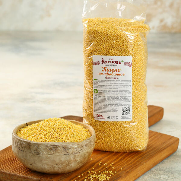 Пшено шлифованное МясновЪ Буфет 1 кг