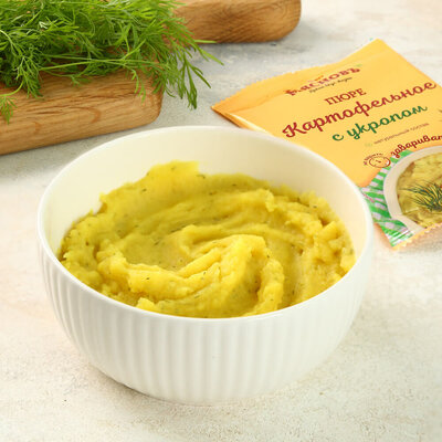Пюре картофельное с укропом быстрого приготовления МясновЪ Буфет от КуулКлевер 35 г