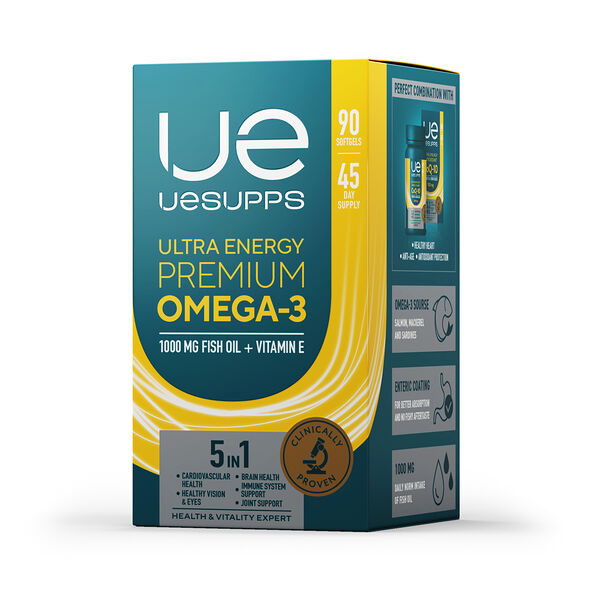 Uesupps Ultra Energy Премиум Омега-3 Капсулы 90 шт