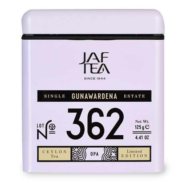 Чай чёрный № 362 листовой, Jaf Tea, 125 г, Шри-Ланка