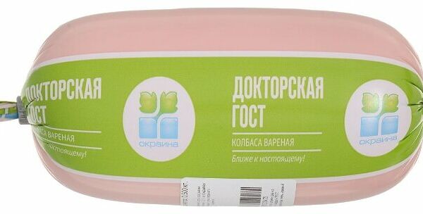 Колбаса варёная Докторская Окраина ГОСТ