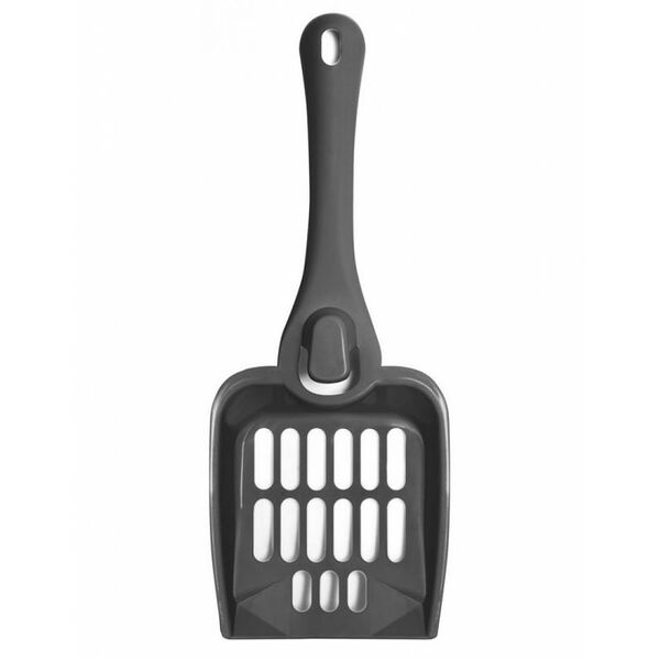 Triol Совок для кошачьего туалета с креплением на бортик, 25.5*9.5*4.5 см серый