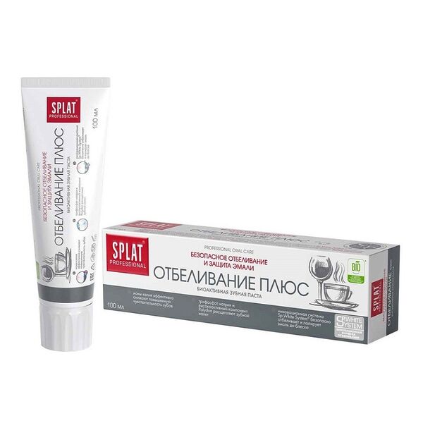 Зубная паста Splat Professional Отбеливание плюс 100 мл