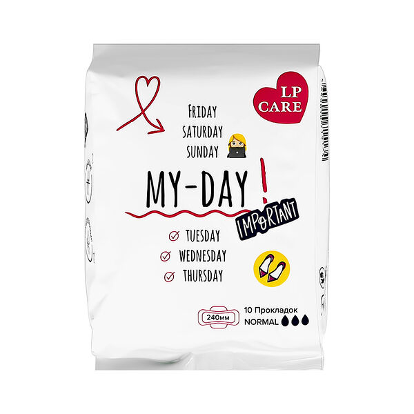 Прокладки классические Lp Care тонкие 10 шт
