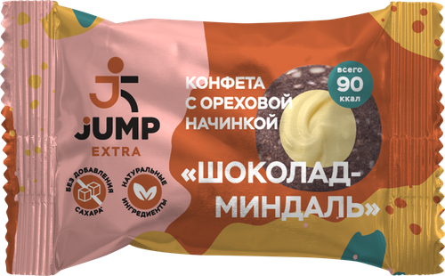 

Конфета протеиновая Jump с ореховой начинкой Миндальный брауни 30 г