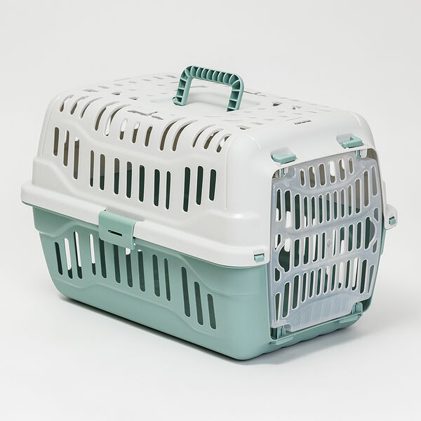 Переноска Georplast Spark для кошек и собак 48.5х33.5х31 см мятная