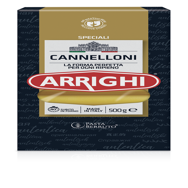 Макаронные изделия ARRIGHI Каннелони  GR (из тверд сортов пшен) вес 250г.