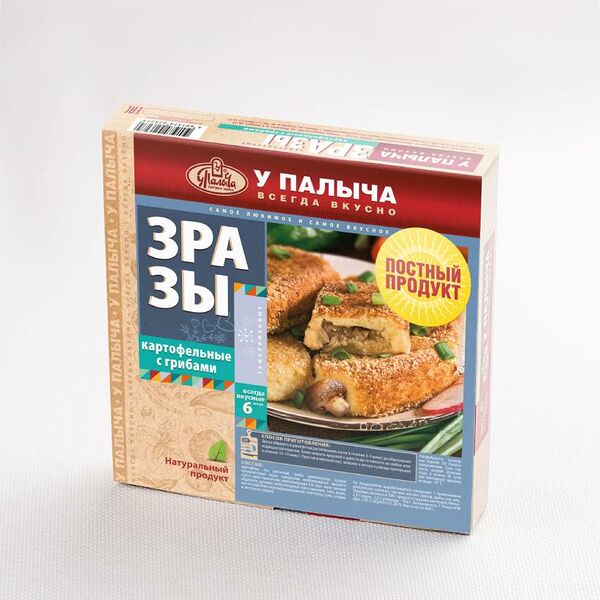 Зразы картофельные с грибами 600 г