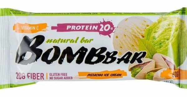 Батончик протеиновый Фисташковый пломбир Bombbar