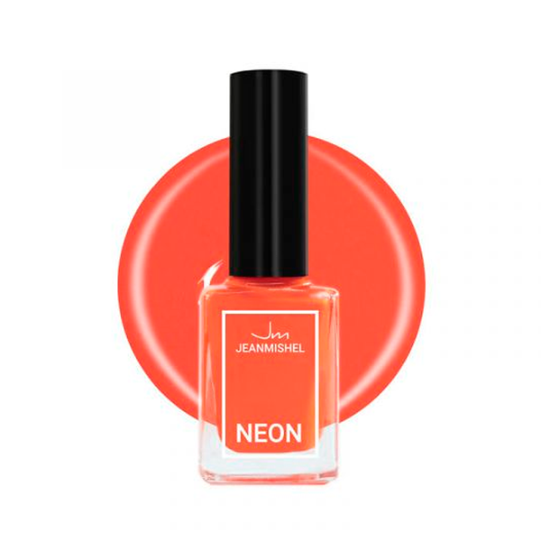 Лак для дизайна ногтей Jeanmishel Neon т.327 Tangerine 6 мл