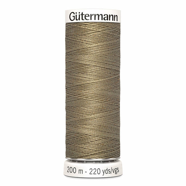748277 Нить Sew-all для всех материалов, 200м, 100% п/э Gutermann(208 пастельно-ореховый)