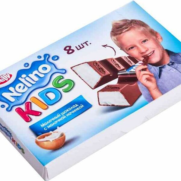 Шоколад Nelly молочный с молочной начинкой 100г