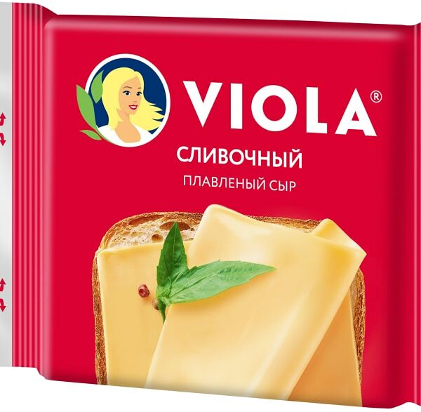 Сыр плавленый Viola Сливочный в ломтиках 140 г