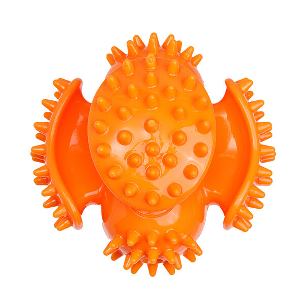 Игрушка для собак Мяч фигурный с шипами, 9 см