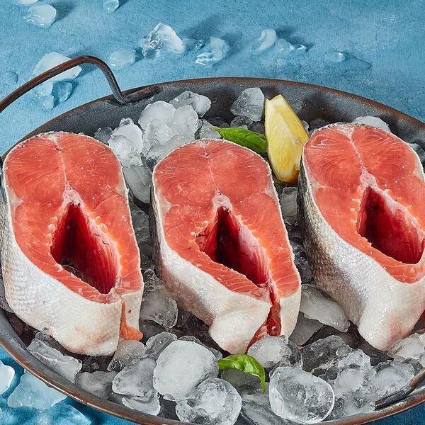 Лосось / Кижуч стейк с/м 1кг