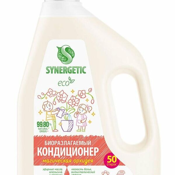 Кондиционер-ополаскиватель для белья Synergetic Магическая орхидея 1.5 л