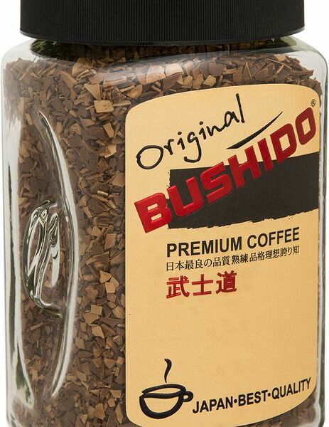 Кофе Bushido Original натуральный растворимый сублимированный, 100г