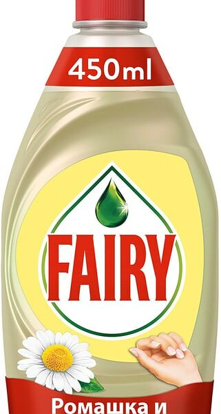 Средство для мытья посуды Fairy Нежные ручки Ромашка и витамин E 450мл