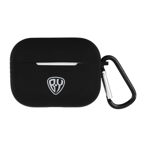 By чехол для беспроводных наушников pro, силикон, черный