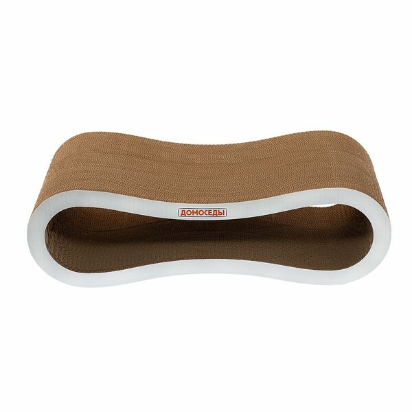 Когтеточка Домоседы Siesta из гофрированного картона для кошек 61х23х18 см